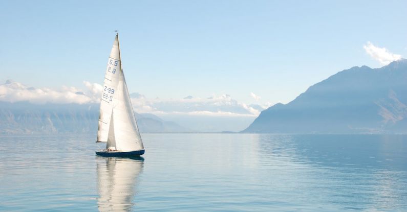 Sailboat - White Sailboat on Water